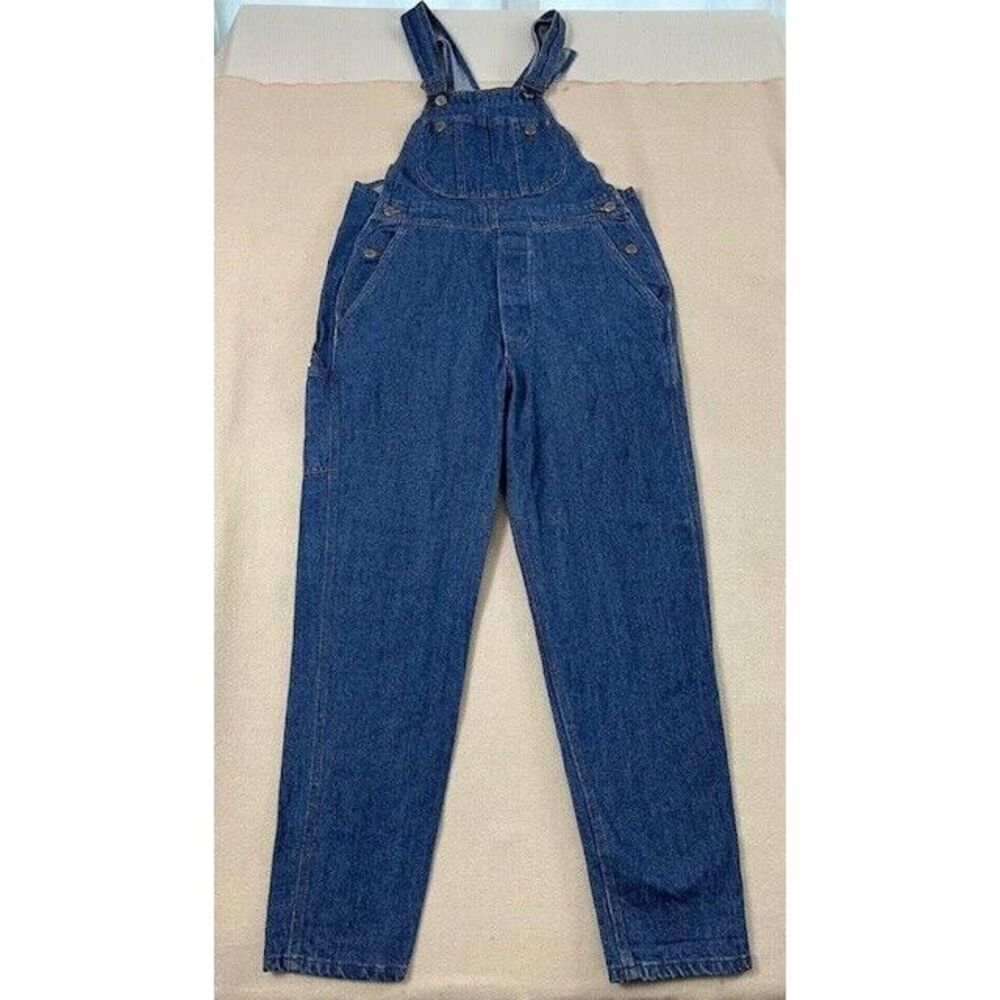 Smythe And Company Overalls Womens S Missy Blue Denim Straight EUC
